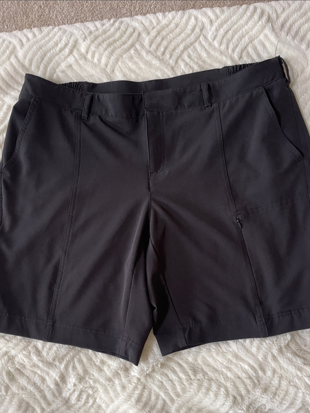 32 Degrees Black Stretch Bermuda Shorts for Women